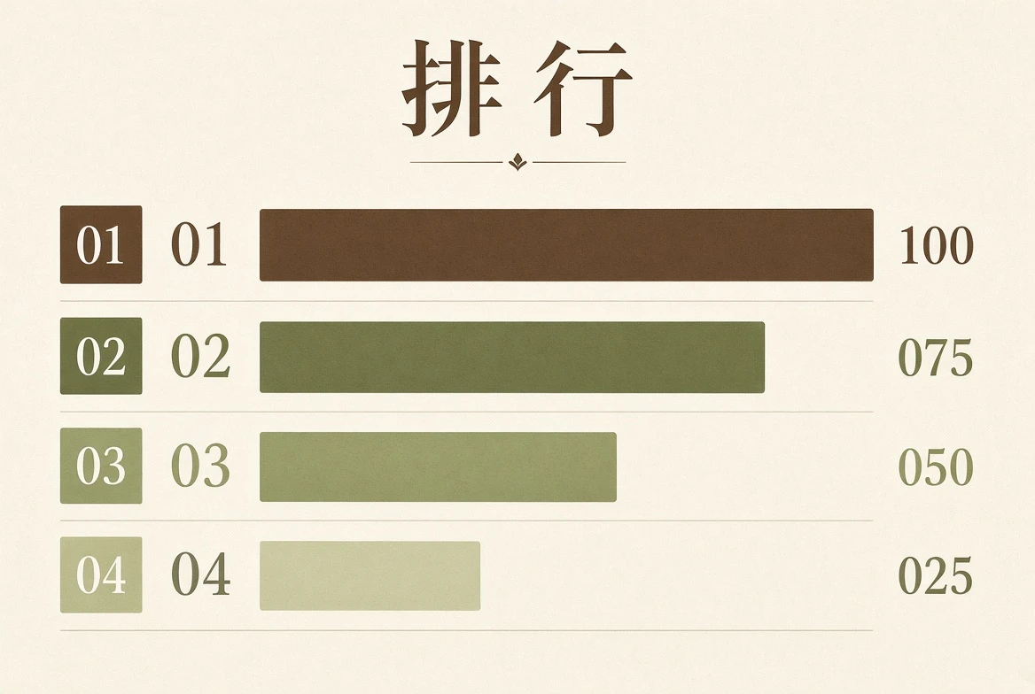 排行栏目导览
